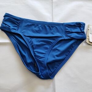 Tommy Bahama Blue Ruched Bikini Swimwear